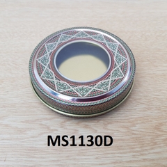 Hộp nhôm saffron hình hoa văn D