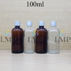 Chai tinh dầu nắp xi 2 viền 100ml