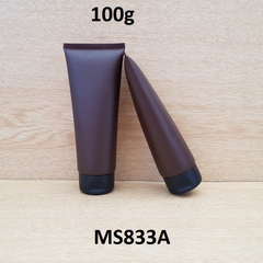 Tuýp nâu mờ nắp đen 100g