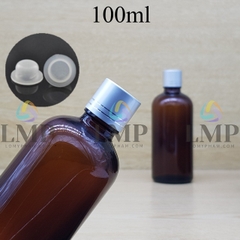 Chai tinh dầu nắp xi 2 viền 100ml