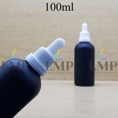Chai tinh dầu phun mờ nắp bóp sọc dày 100ml