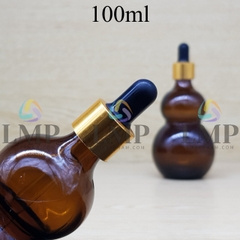 Chai hồ lô nắp bóp khoen nhôm 100ml