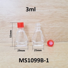 Chai dầu gió thân trong 3ml