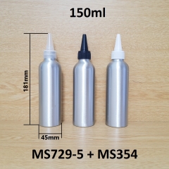 Chai nhôm nắp nhọn 150ml