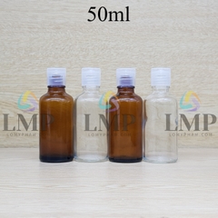 Chai tinh dầu nắp bật sọc 50ml