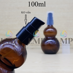 Chai hồ lô đầu xịt giọt KO viền 100ml