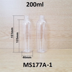 Thân chai 22g vai tròn 200ml