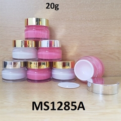 Hũ kem Q20 cao cấp trơn nắp xi