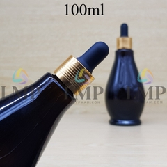 Chai đèn dầu nắp bóp khoen nhôm 100ml