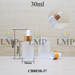 Chai thủy tinh nắp bóp khoen nhôm