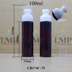 Chai PET vai ngang đầu phun sương trơn 100ml