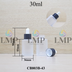 Chai thủy tinh nắp bóp khoen nhôm
