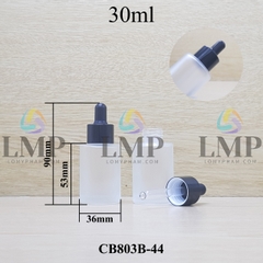 Chai thủy tinh nắp bóp khoen nhôm