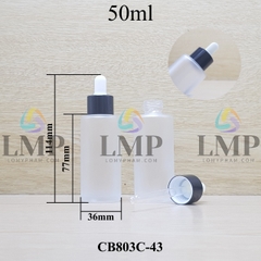 Chai thủy tinh nắp bóp khoen nhôm