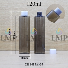 Chai PETG vai ngang nắp vặn trơn