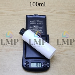 Chai PETG vai ngang nắp vặn trơn