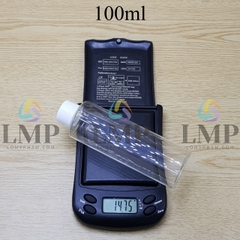 Chai PETG vai ngang nắp vặn trơn