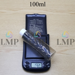 Chai PETG vai ngang nắp vặn trơn