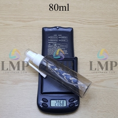 Chai PETG vai ngang đầu xịt mũi 360 độ