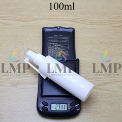 Chai PETG vai ngang đầu xịt mũi 360 độ