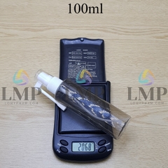 Chai PETG vai ngang đầu xịt mũi 360 độ