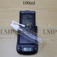 Chai PETG vai ngang đầu xịt mũi 360 độ