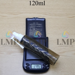 Chai PETG vai ngang đầu xịt mũi 360 độ