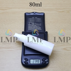 Chai PETG vai ngang đầu xịt mũi 90 độ