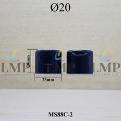 Nắp bật trơn bóng Ø20