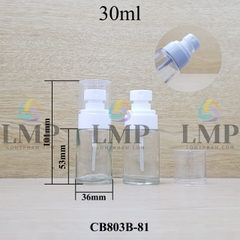 Chai thủy tinh đầu phun sương loại nhỏ