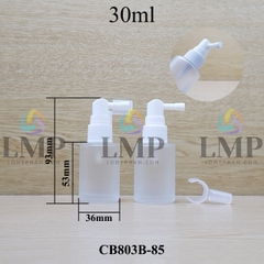 Chai thủy tinh đầu xịt mũi 90 độ