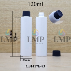 Chai PETG vai ngang nắp push down and turn sọc