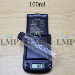 Chai PETG vai ngang nắp push down and turn sọc