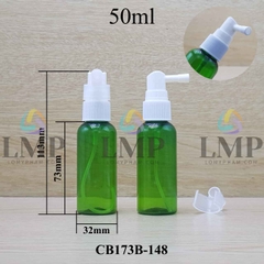 Chai vai tròn đầu xịt mũi 90 độ 50ml
