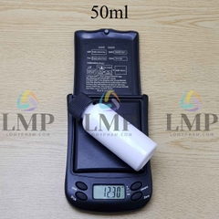 Chai vai tròn nắp push down and turn sọc 50ml