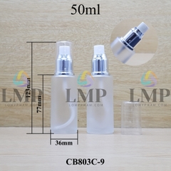 Chai thủy tinh đầu phun sương xi