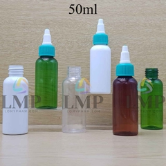 Chai vai tròn nắp nhọn sọc tattoo 50ml