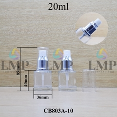 Chai thủy tinh đầu phun sương xi