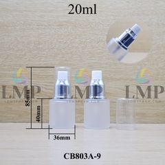 Chai thủy tinh đầu phun sương xi