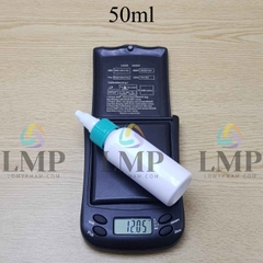 Chai vai tròn nắp nhọn sọc tattoo 50ml