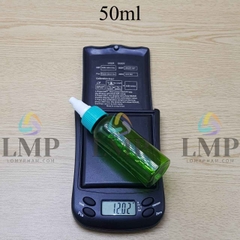 Chai vai tròn nắp nhọn sọc tattoo 50ml