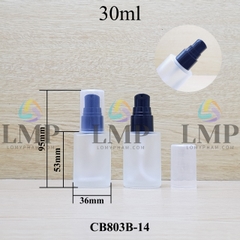 Chai thủy tinh đầu xịt giọt 1 viền