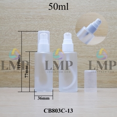 Chai thủy tinh đầu xịt giọt 1 viền