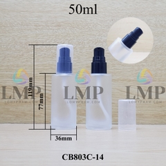 Chai thủy tinh đầu xịt giọt 1 viền