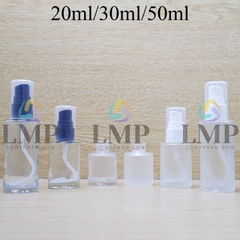 Chai thủy tinh đầu xịt giọt 1 viền