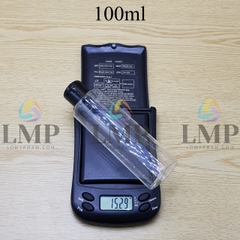 Chai PETG vai ngang nắp bật trơn bóng