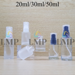 Chai thủy tinh đầu xịt giọt 1 viền