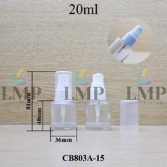 Chai thủy tinh đầu xịt giọt 1 viền