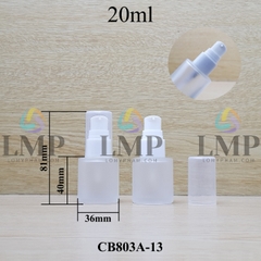 Chai thủy tinh đầu xịt giọt 1 viền