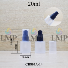 Chai thủy tinh đầu xịt giọt 1 viền